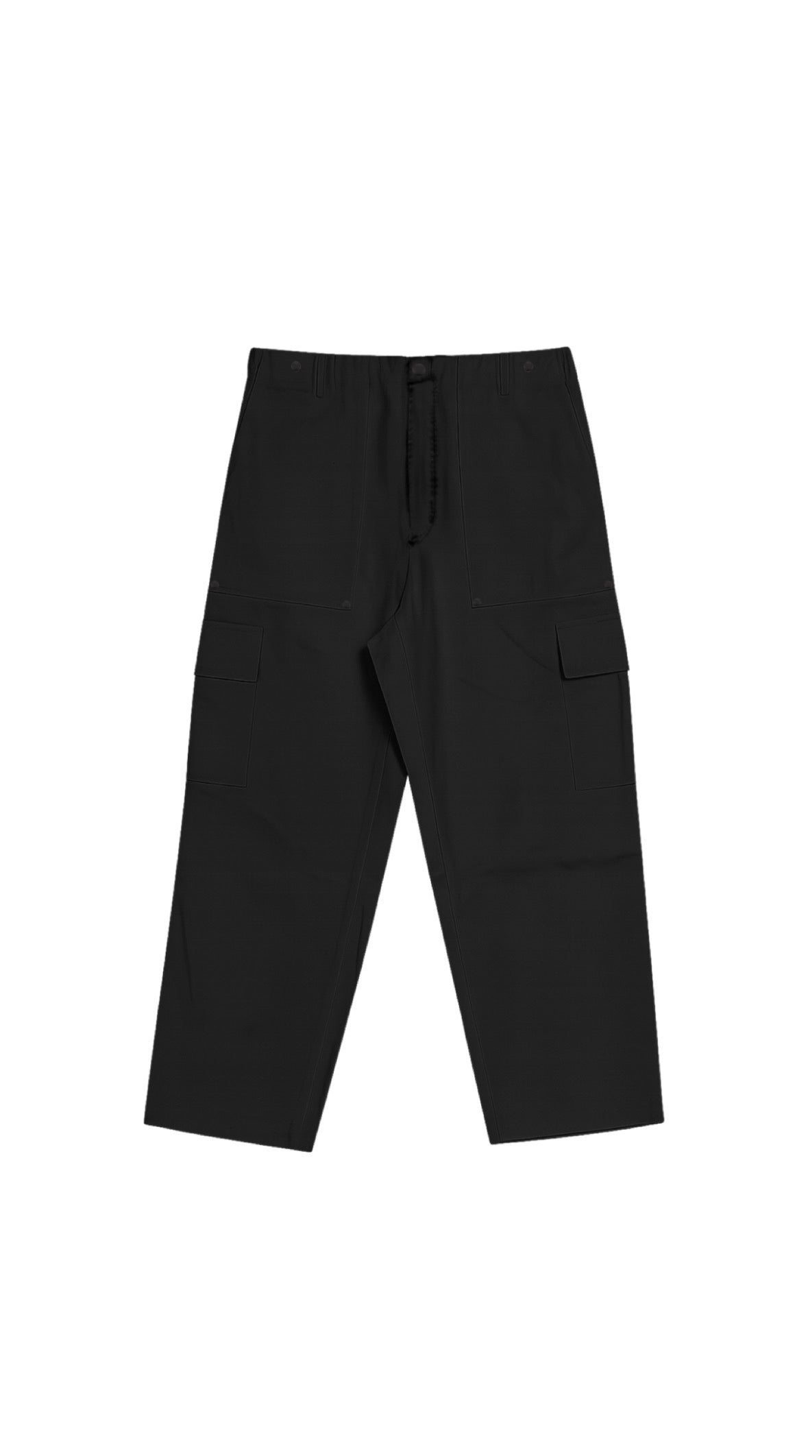 BLACK CARGO PANTS
